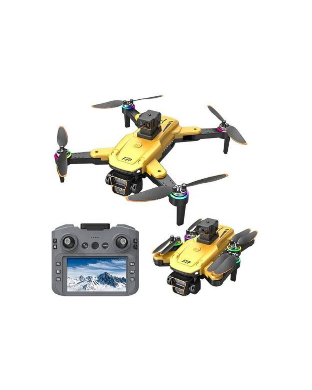 A17 Pro Drone with Brushless Motor, Gimbal Camera & 4 Inch Display Controller | Best Drone Under ₹4000