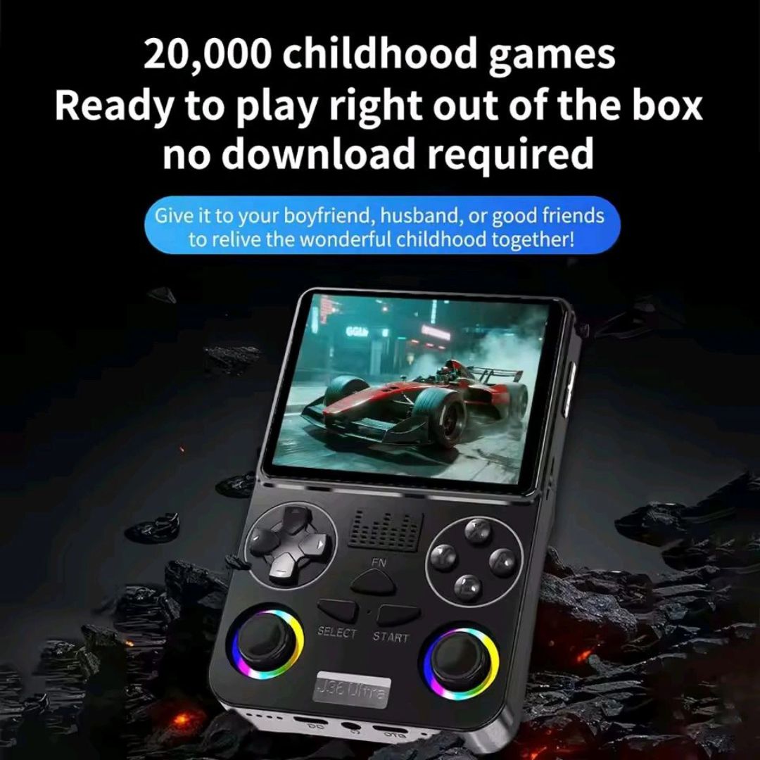 R37 Handheld Gaming Console with WiFi, YouTube, Bluetooth & 20000+ Games | Best Smart Handheld India