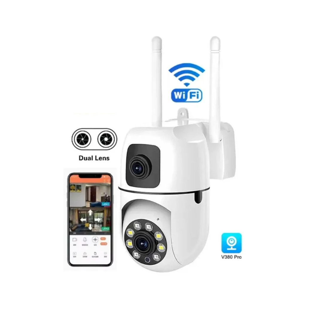 WiFi CCTV Camera with Dual Lens, PTZ, Night Vision & App Control | Best Home Security Camera India