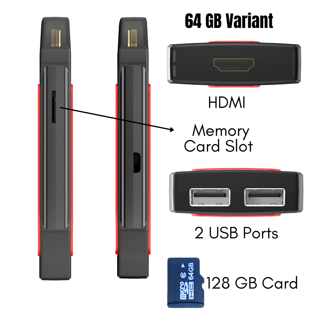 GD40 Gamestick with 31000 Games, 30 Heavy PSP Games & Exclusive Racing Collection | Most Powerful Budget Stick