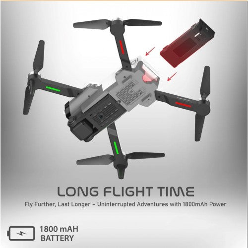 Nabhyan Pro with 1080p Wide Angle Camera & Brushless Motor | 6 Months Technical Warranty
