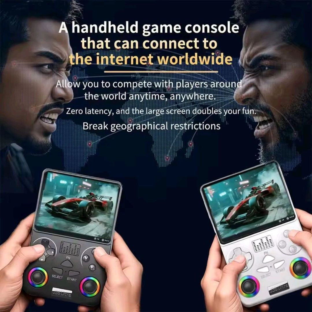R37 Handheld Gaming Console with WiFi, YouTube, Bluetooth & 20000+ Games | Best Smart Handheld India
