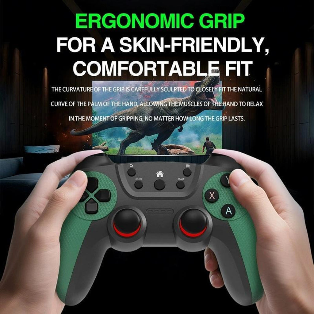 M22 Ultra Gamestick with Green Black Gaming Controllers, 25000+ Games & PSP Classics | New Gaming Stick
