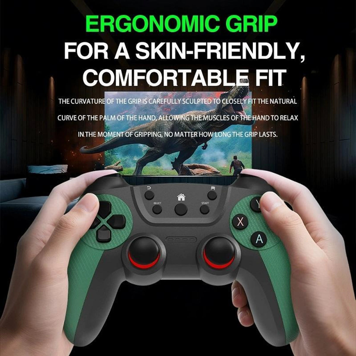 M22 Ultra Gamestick with Green Black Gaming Controllers, 25000+ Games & PSP Classics | New Gaming Stick