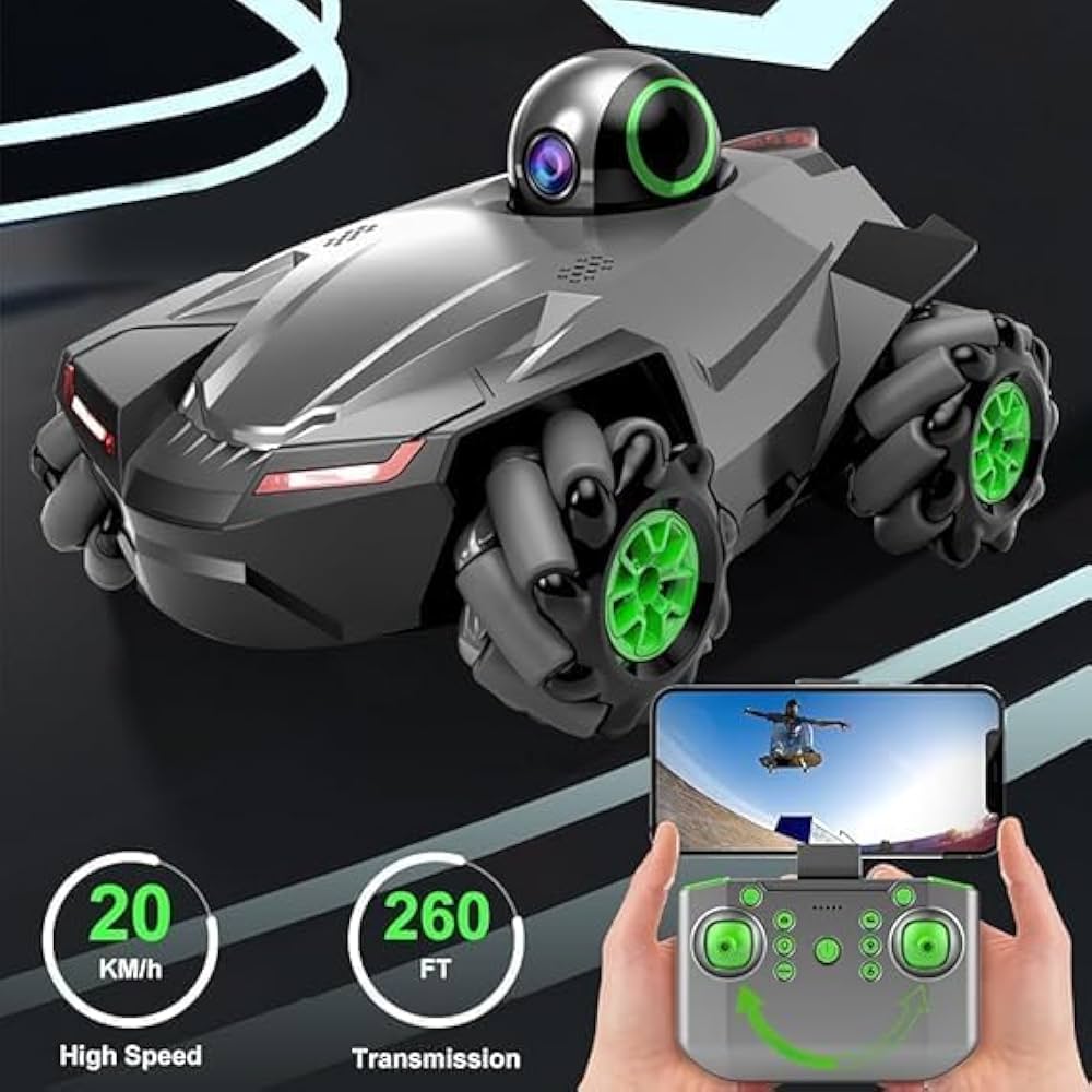 RC Camera Car with 90° Rotating Camera, WiFi App Control & Mechanical Tires | First Ever Camera RC Car India