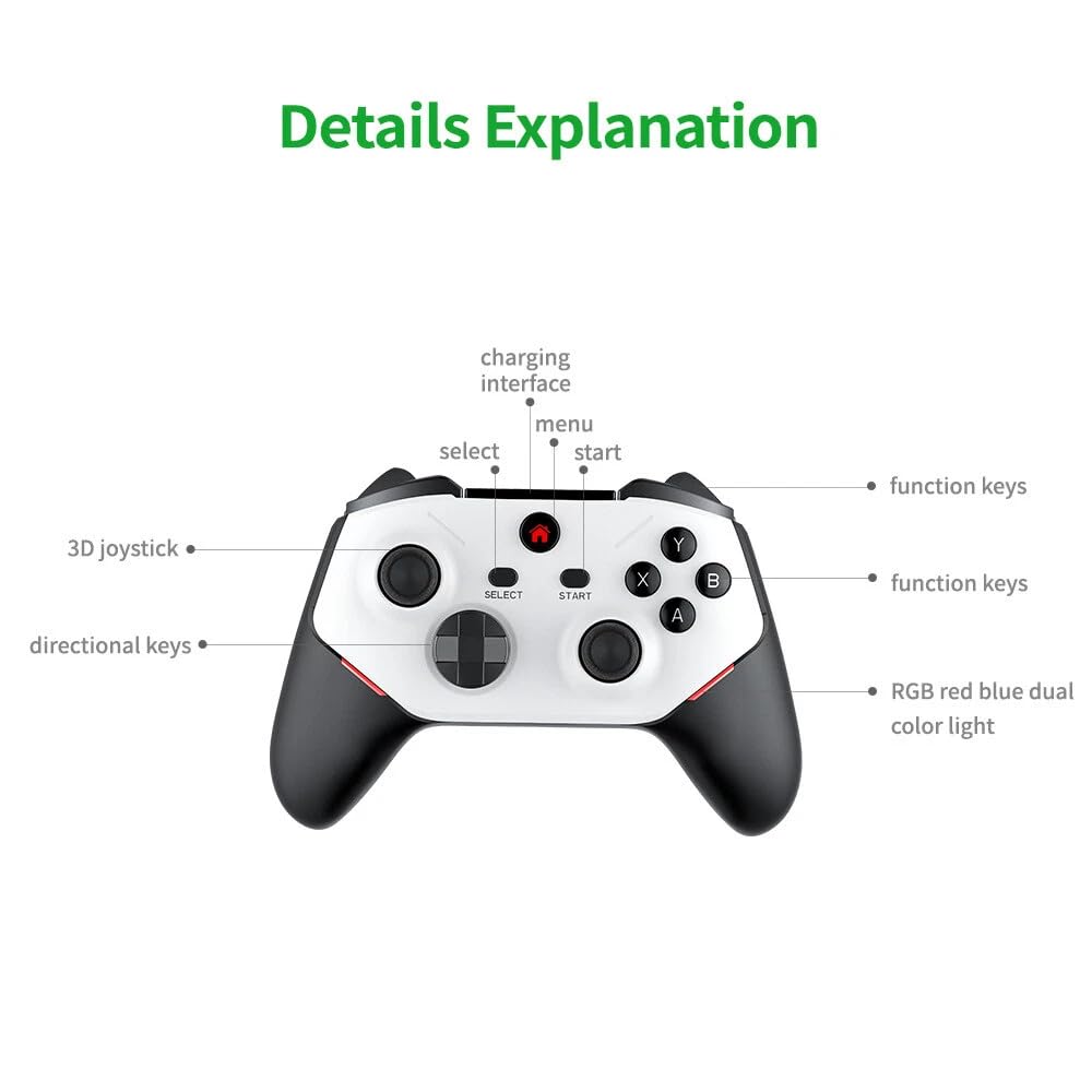 X64 Gamestick with 128GB Memory, PS2 Games in 1080p, GTA San Andreas & Rechargeable Controllers | Best Premium Gaming Stick
