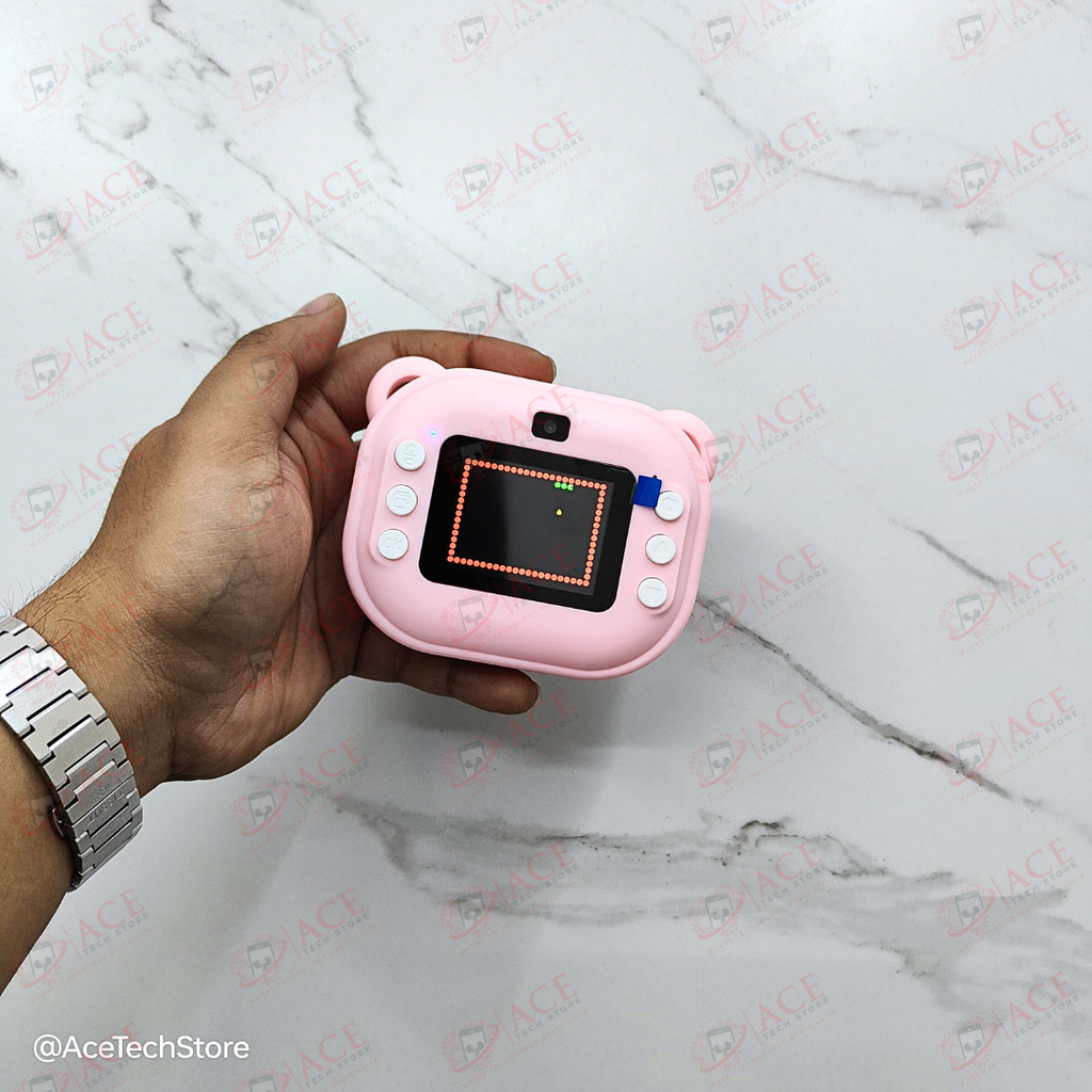Dual Camera Instant Thermal Printer — Click & Print Photos Instantly | Free Extra Roller