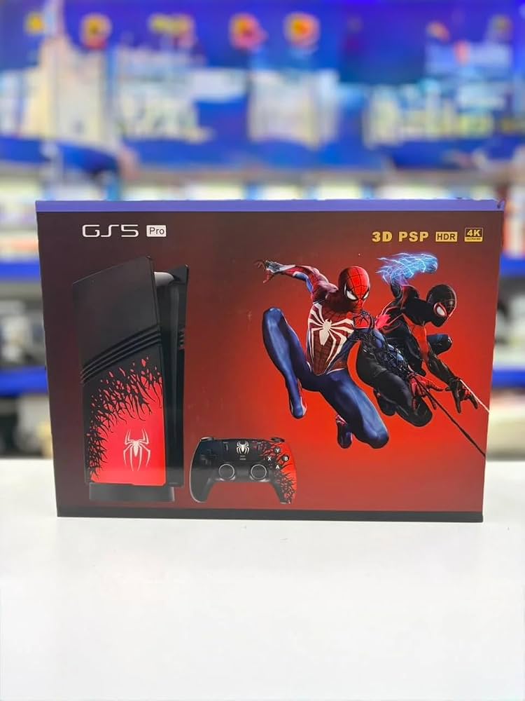 M64 Superhero SpiderMan Edition Gaming Console with 23000+ Games & PSP Classics | Best Themed Console India