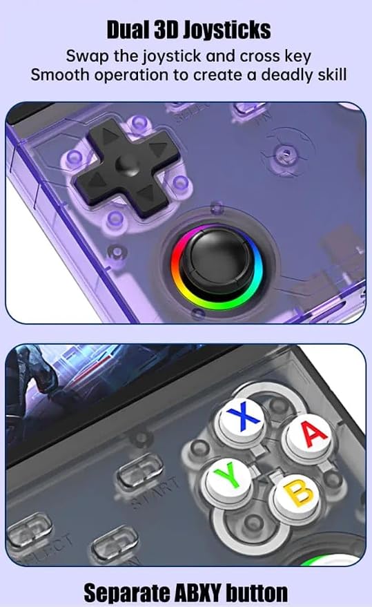 R36 Ultra X Handheld Console with 4.5 Inch Crisp Display & 20000+ Games | Best Display Handheld India