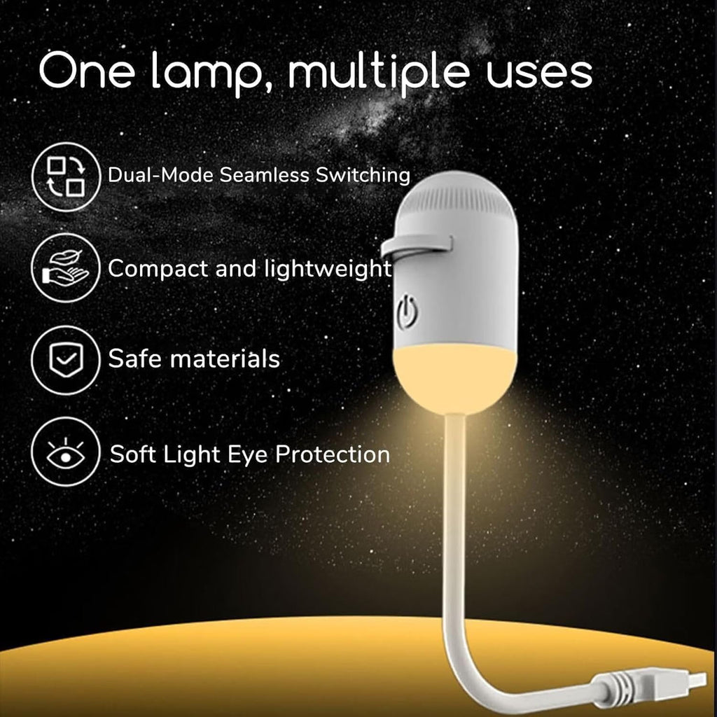 USB Galaxy Star Projector with 6 Slides, 360° Projection & Night Light | Best Room Decor Projector India