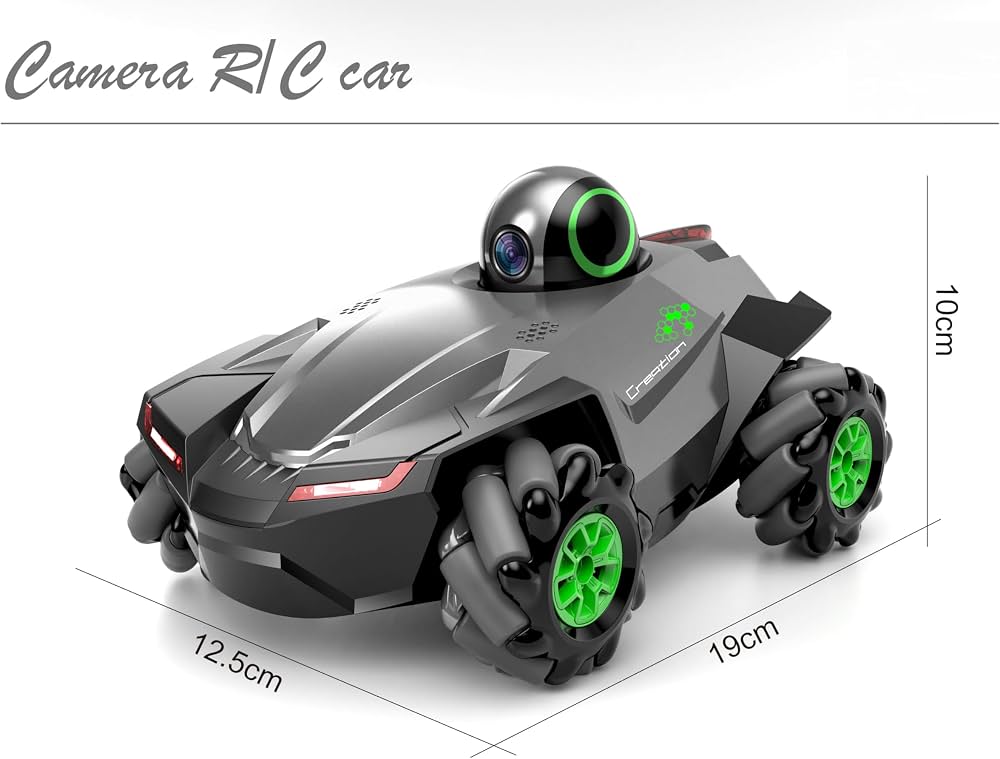 RC Camera Car with 90° Rotating Camera, WiFi App Control & Mechanical Tires | First Ever Camera RC Car India