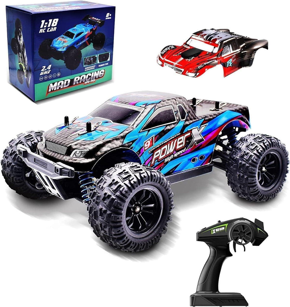 High Speed RC Car 40km/h with Big Rubber Tires & Super Powerful Motor | Best Fast RC Car India