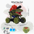 Dinosaur RC Car with Fog Smoke, Bubble Shoot & 4x4 Mechanical Tires | Best RC Toy for Kids India