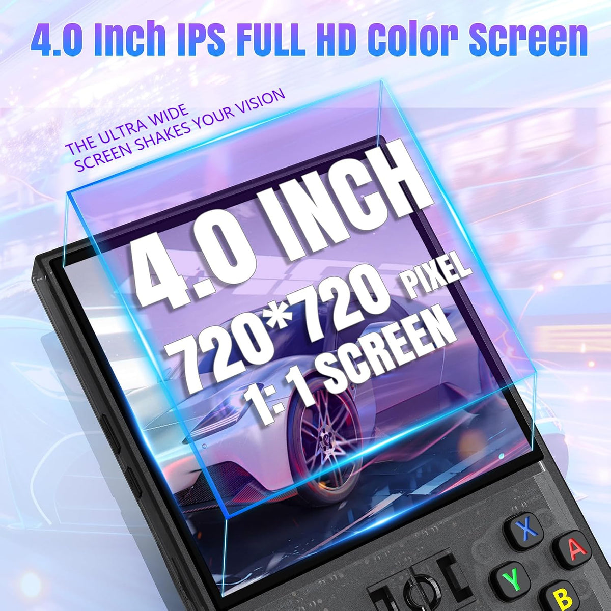R36 Max Handheld Gaming Console with 4 Inch Display, Protective Case & 20000+ Games | Best Handheld Under ₹4000