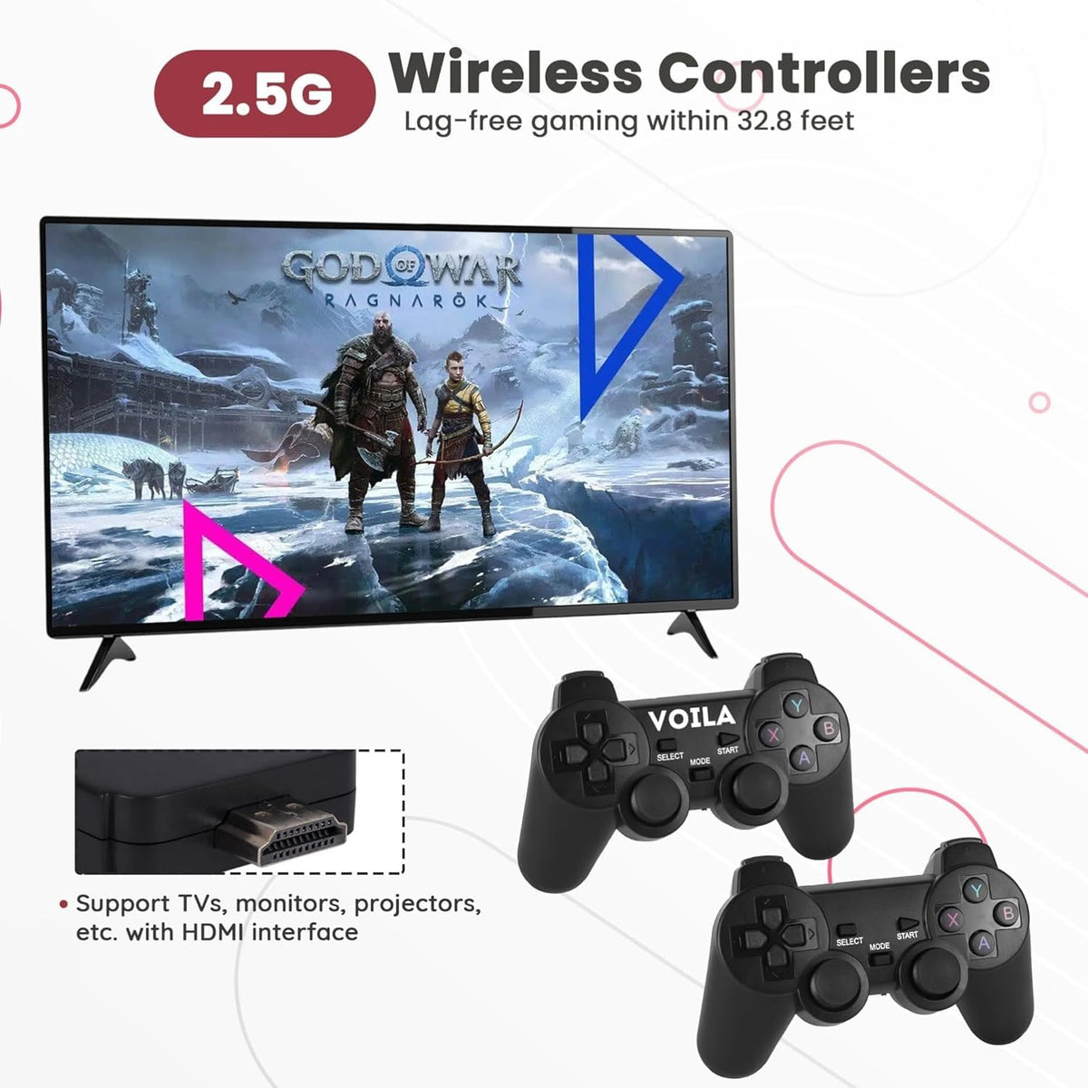 M33 V2.0 Gamestick with 25000+ Games & PSP Classics | Best Gaming Console with PSP Games India