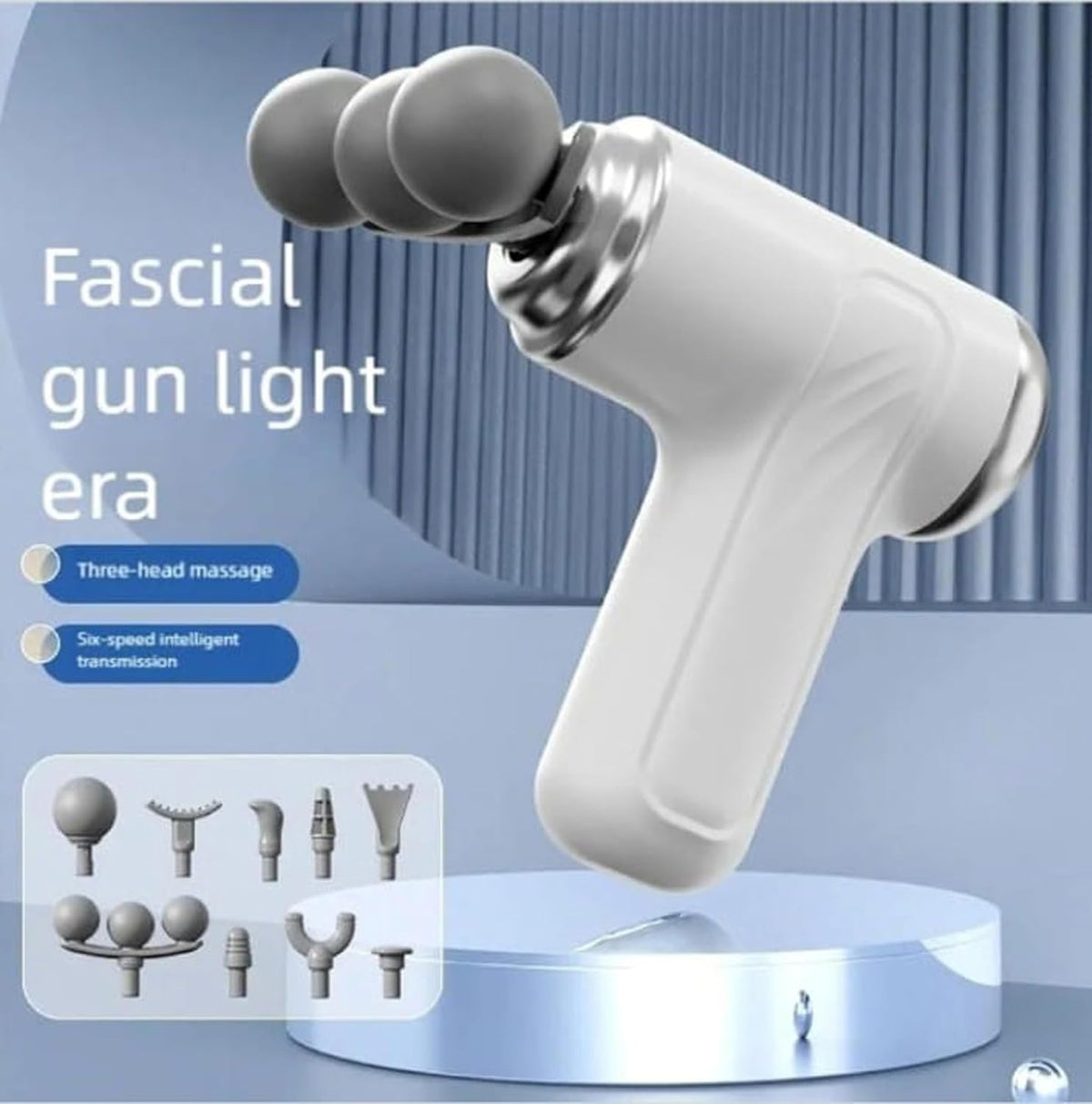 Massage Gun with 9 Attachments & 6 Speed Modes | Best Deep Tissue Massager Under ₹1000 India