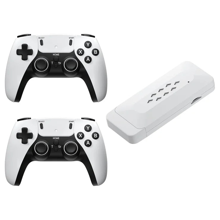 M22 V2.0 Gamestick with 25000+ Games, PSP Classics & PS5 Inspired White Controllers | Best Gaming Console Under ₹3000