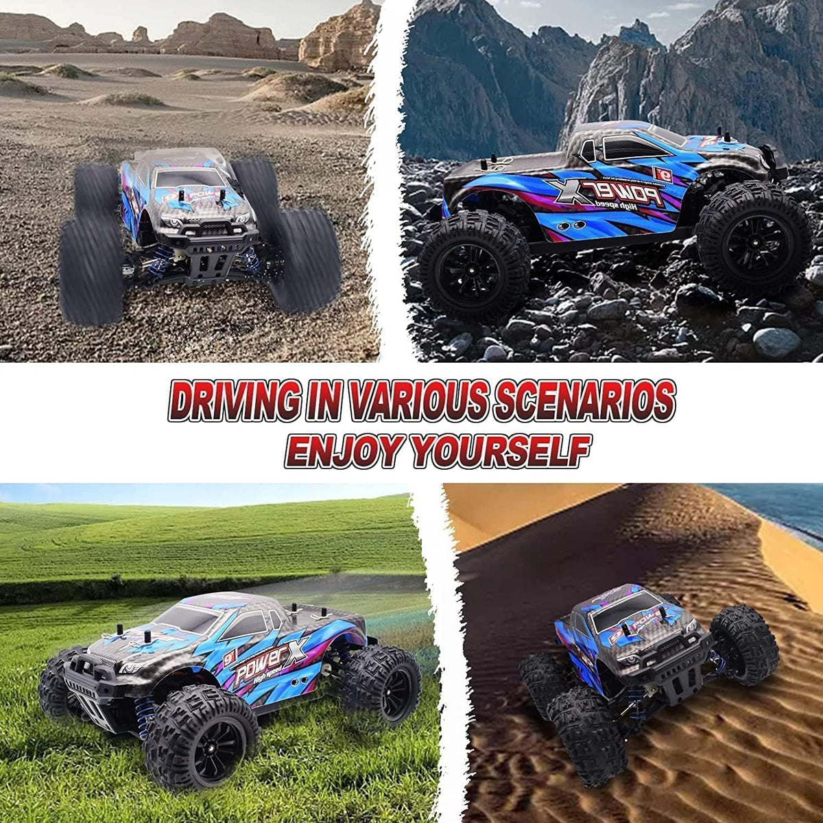 High Speed RC Car 40km/h with Big Rubber Tires & Super Powerful Motor | Best Fast RC Car India