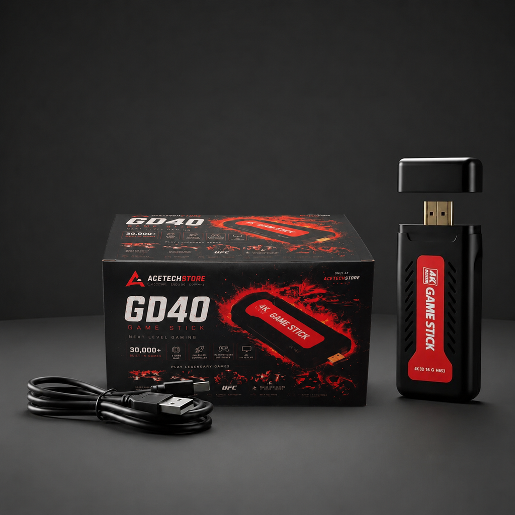 GD40 Gamestick with 31000 Games, 30 Heavy PSP Games & Exclusive Racing Collection | Most Powerful Budget Stick