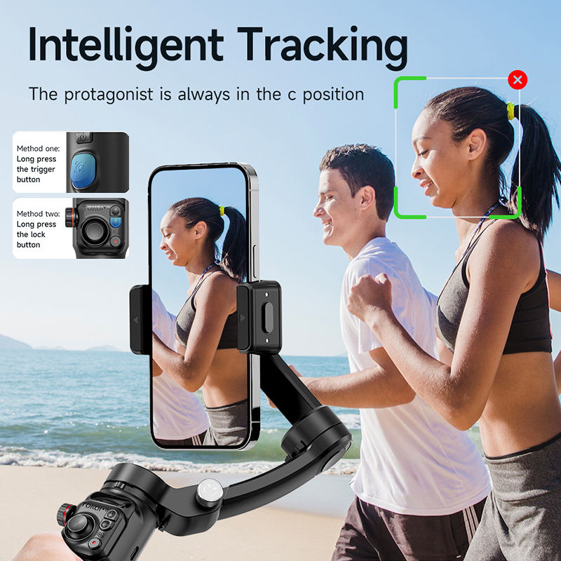 M02 3-Axis Gimbal with Active AI Face Tracking | Best Professional Gimbal Under ₹4000 India