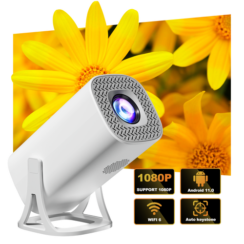 Android Smart Projector with 1440p, WiFi, Bluetooth & Built-in Streaming | Best Budget Projector India