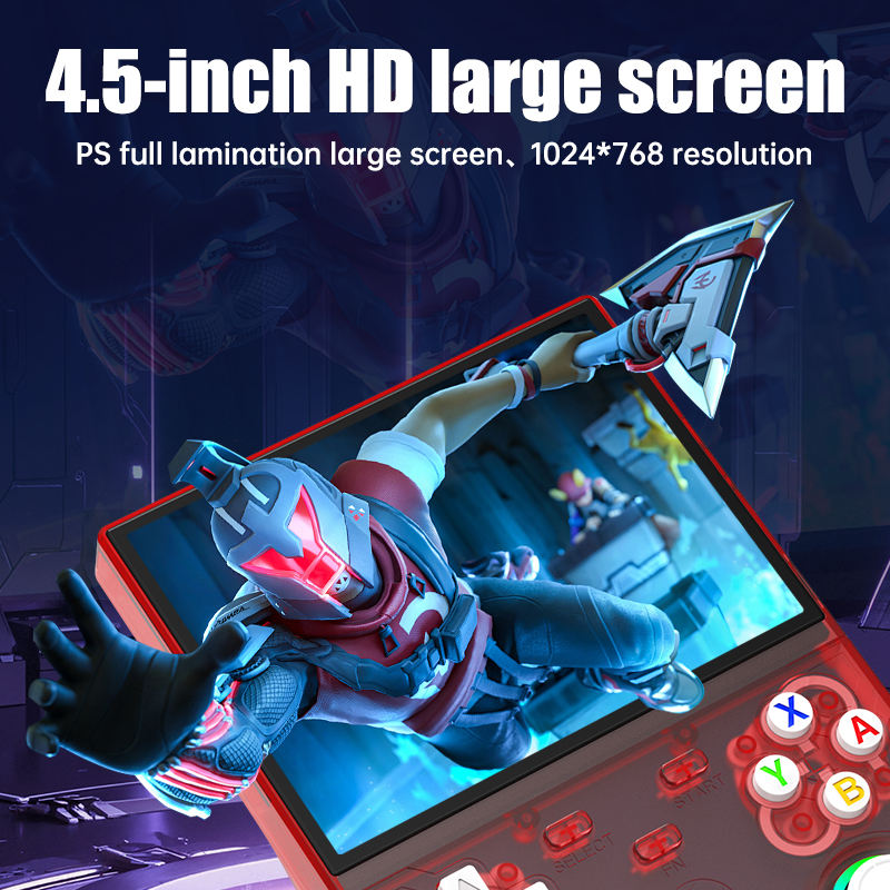 R36 Ultra X Handheld Console with 4.5 Inch Crisp Display & 20000+ Games | Best Display Handheld India