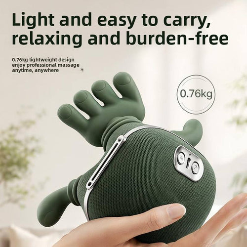 4D Shiatsu Neck & Shoulder Massager with Heat Compress & Bionic Hand Design | Best Massager India