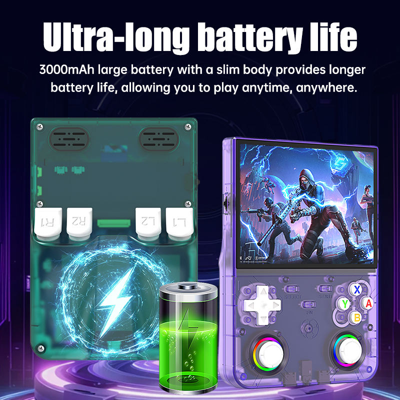 R36 Ultra X Handheld Console with 4.5 Inch Crisp Display & 20000+ Games | Best Display Handheld India