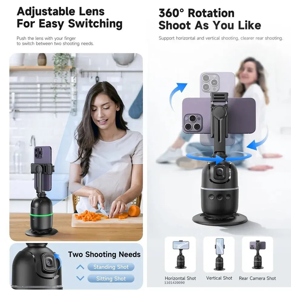 M02 3-Axis Gimbal with Active AI Face Tracking | Best Professional Gimbal Under ₹4000 India