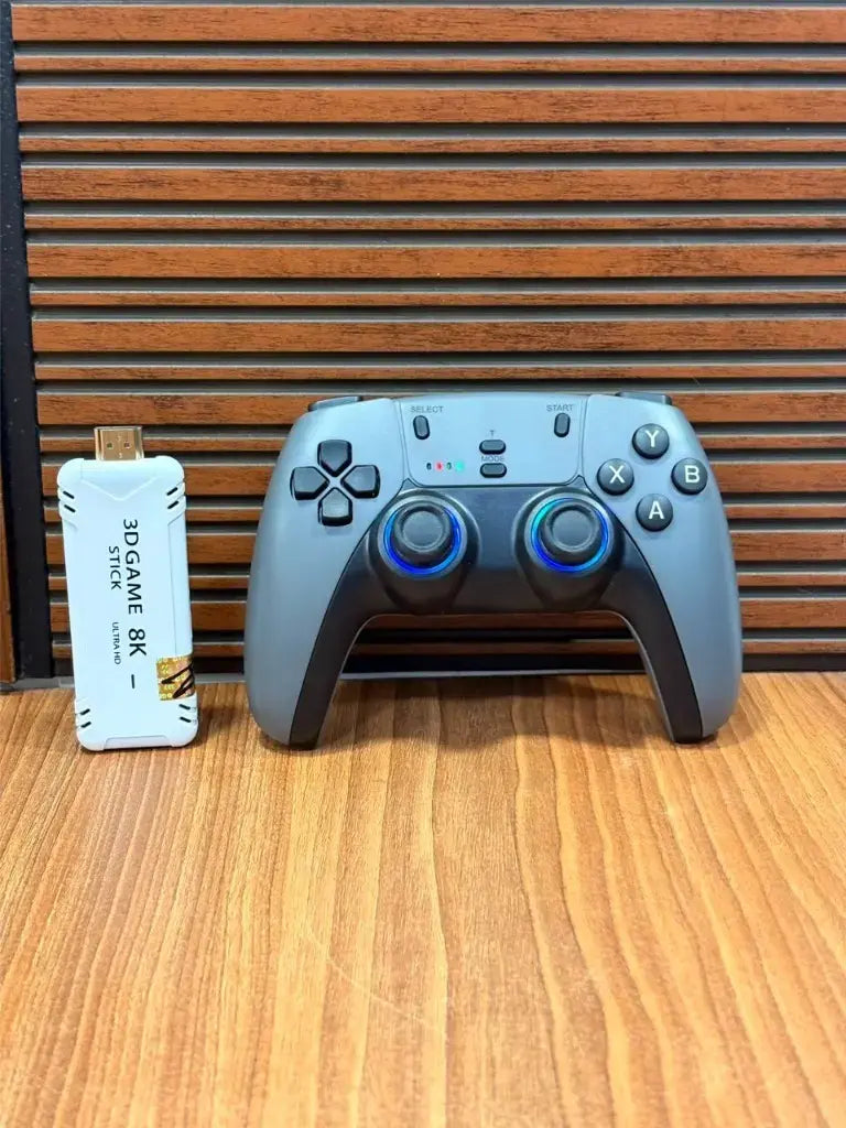 M28 Gaming Stick with 30000+ Games, RGB Rechargeable Controllers | Most Premium Budget Gaming Console India