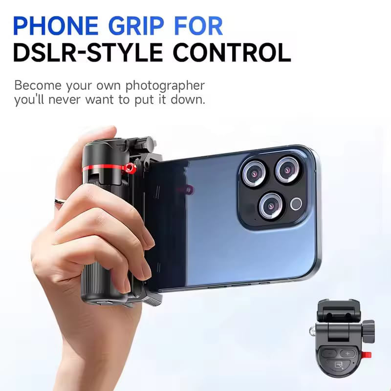 Mini Selfie Stick Tripod with Phone Grip & Bluetooth Remote | 3-in-1 Pocket Size | Best Selfie Stick India