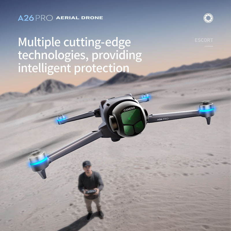 A26 Pro GPS Drone with 1080p Camera, 4.5 Inch Display & DJI Mavic 4 Pro Design | Best GPS Drone Under ₹14000
