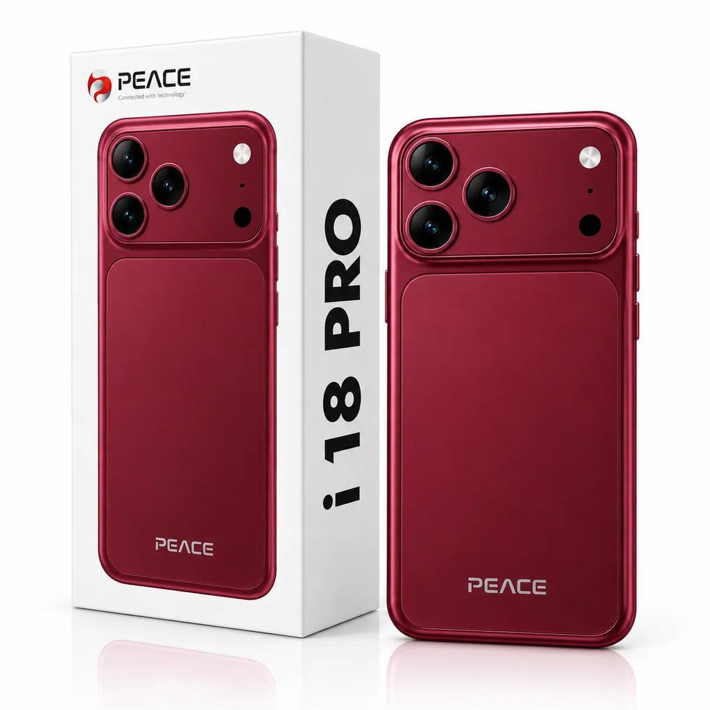 Peace i18 Pro Smartphone 4GB/6GB+128GB | iPhone Style Design, Triple Camera & 5000mAh Battery