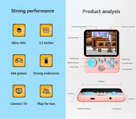 G7 Retro Gaming Console with 600+ Games | Slimmest Budget Retro Console India
